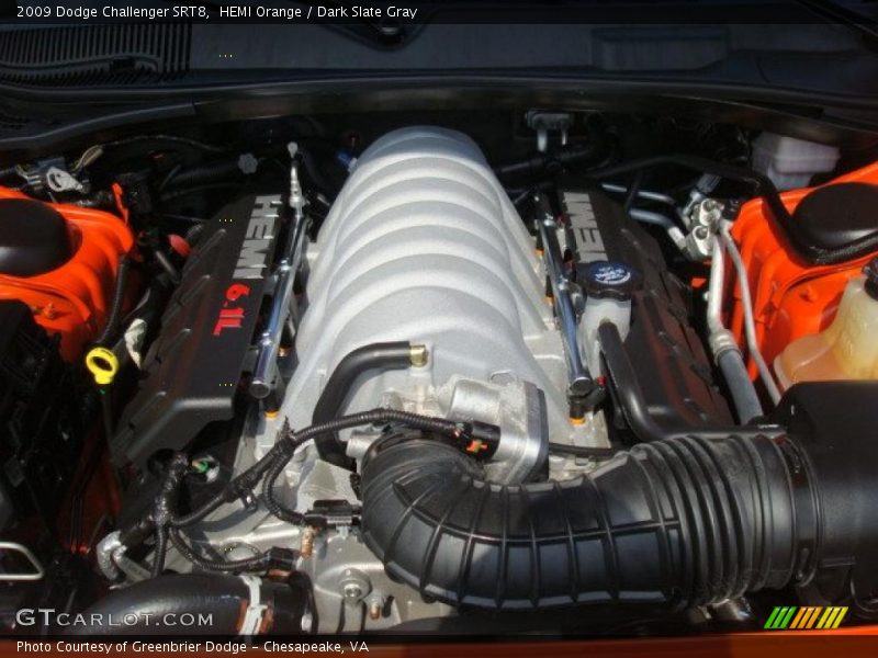 HEMI Orange / Dark Slate Gray 2009 Dodge Challenger SRT8