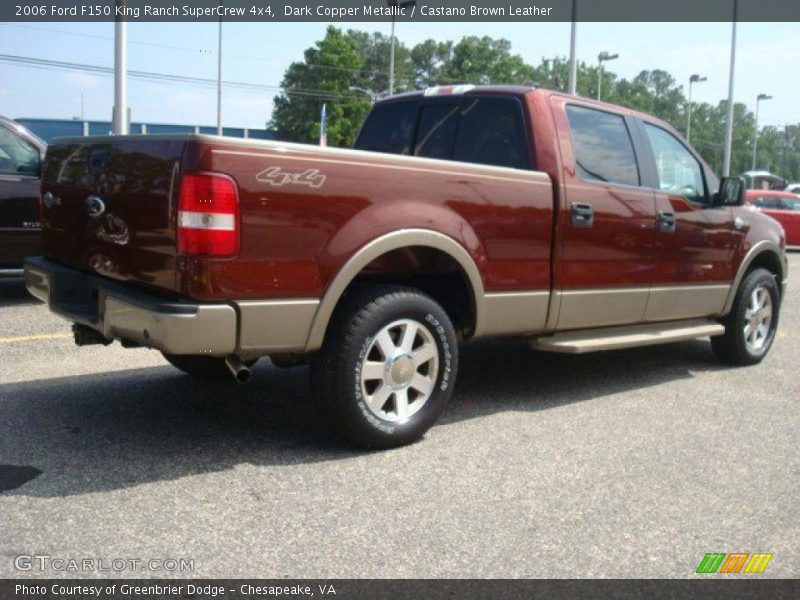 Dark Copper Metallic / Castano Brown Leather 2006 Ford F150 King Ranch SuperCrew 4x4