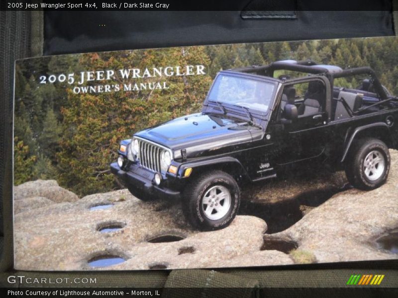 Black / Dark Slate Gray 2005 Jeep Wrangler Sport 4x4