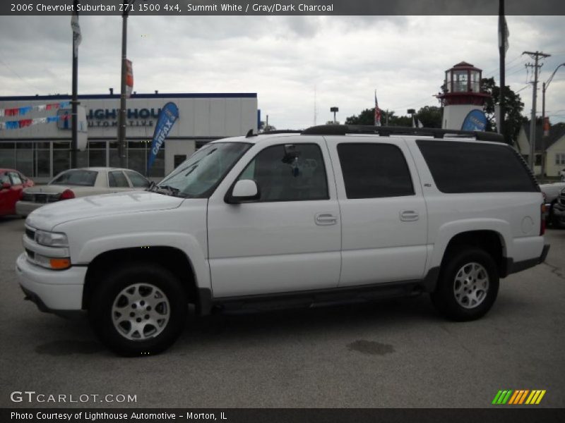 Summit White / Gray/Dark Charcoal 2006 Chevrolet Suburban Z71 1500 4x4