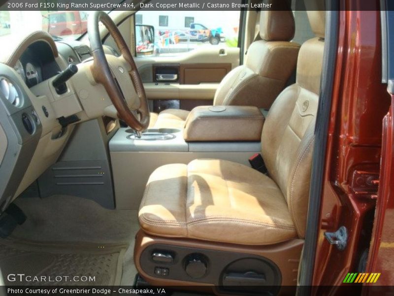 Dark Copper Metallic / Castano Brown Leather 2006 Ford F150 King Ranch SuperCrew 4x4