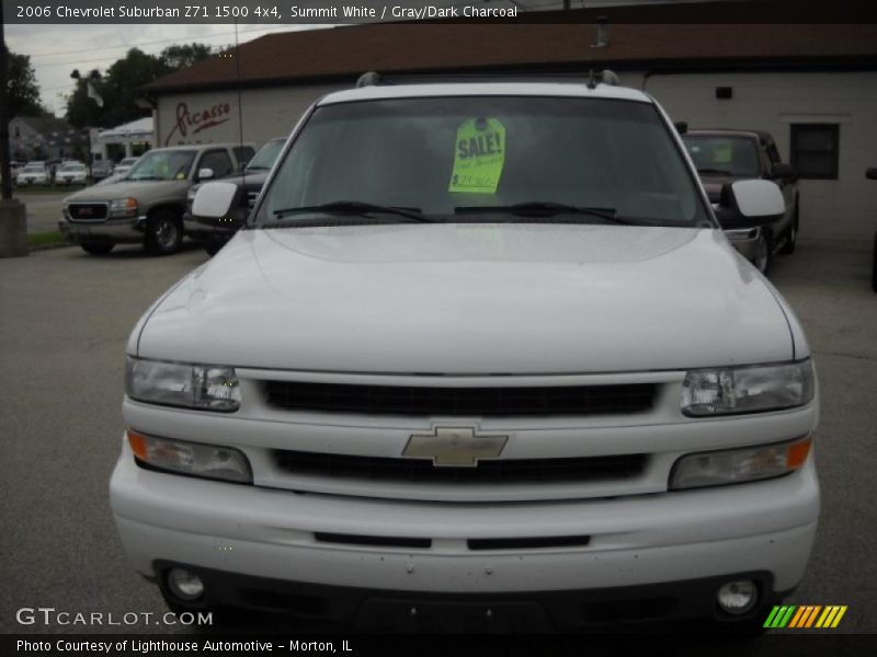 Summit White / Gray/Dark Charcoal 2006 Chevrolet Suburban Z71 1500 4x4