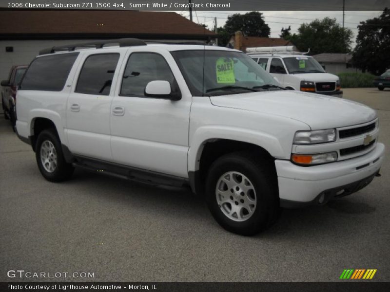 Summit White / Gray/Dark Charcoal 2006 Chevrolet Suburban Z71 1500 4x4