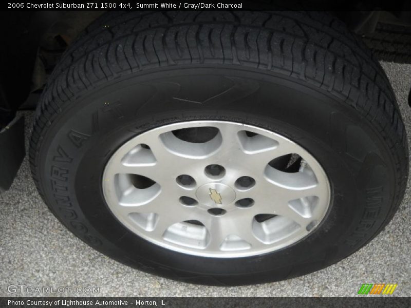 Summit White / Gray/Dark Charcoal 2006 Chevrolet Suburban Z71 1500 4x4