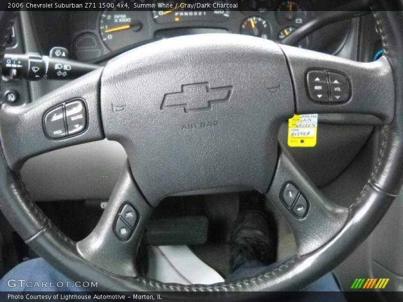 Summit White / Gray/Dark Charcoal 2006 Chevrolet Suburban Z71 1500 4x4