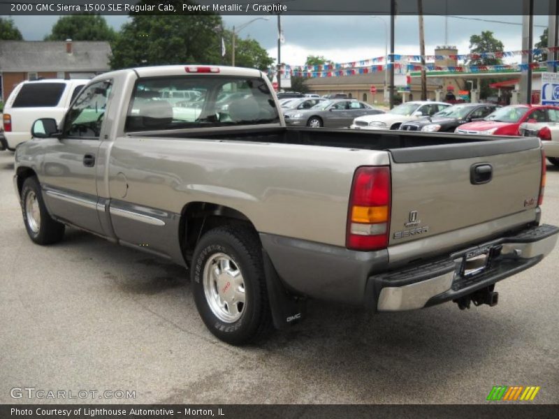 Pewter Metallic / Graphite 2000 GMC Sierra 1500 SLE Regular Cab