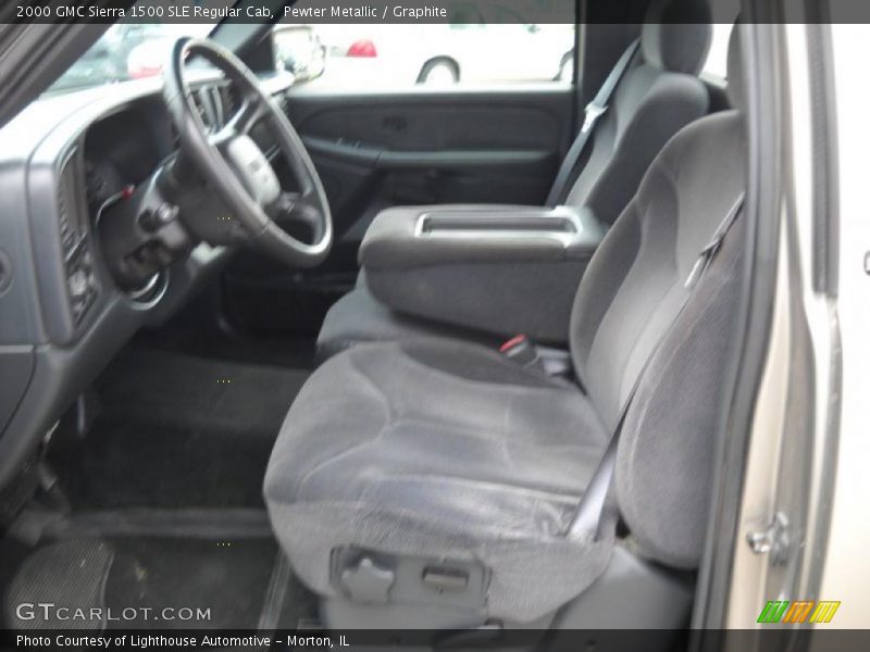 Pewter Metallic / Graphite 2000 GMC Sierra 1500 SLE Regular Cab