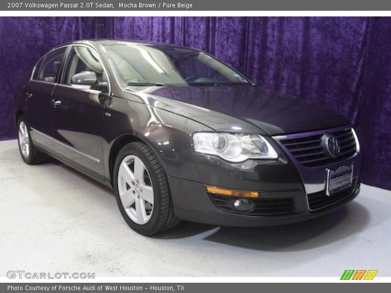 Mocha Brown / Pure Beige 2007 Volkswagen Passat 2.0T Sedan