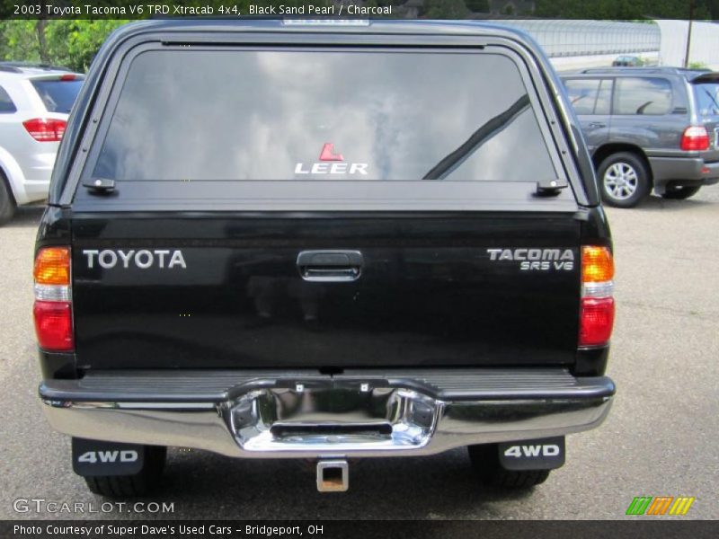 Black Sand Pearl / Charcoal 2003 Toyota Tacoma V6 TRD Xtracab 4x4