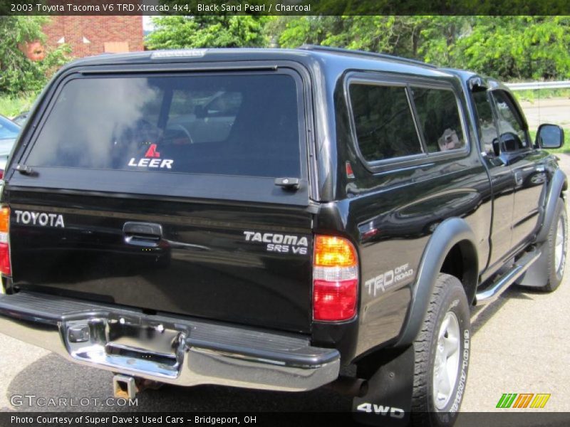 Black Sand Pearl / Charcoal 2003 Toyota Tacoma V6 TRD Xtracab 4x4