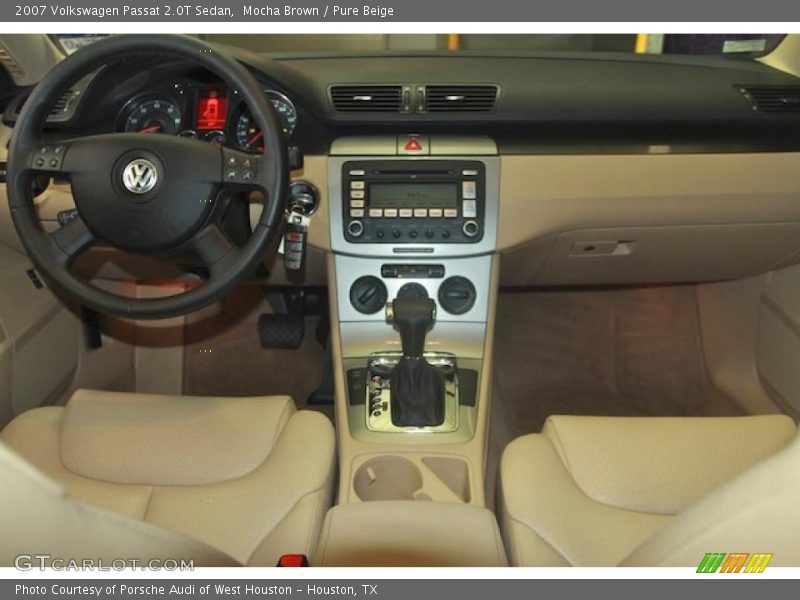 Mocha Brown / Pure Beige 2007 Volkswagen Passat 2.0T Sedan