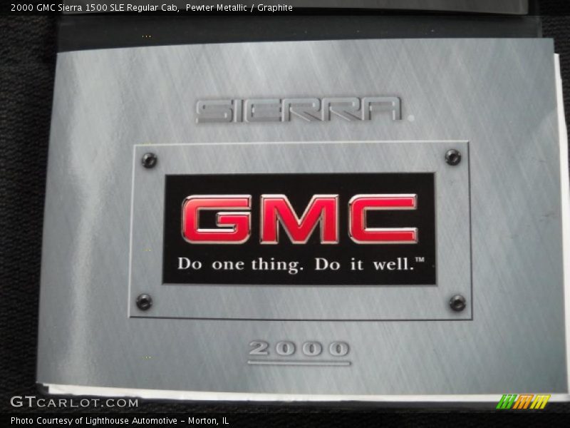 Pewter Metallic / Graphite 2000 GMC Sierra 1500 SLE Regular Cab