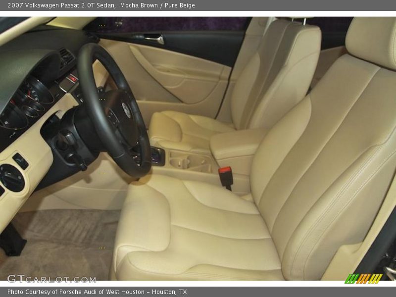 Mocha Brown / Pure Beige 2007 Volkswagen Passat 2.0T Sedan
