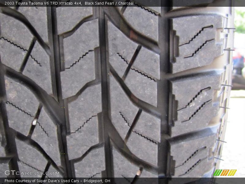 Black Sand Pearl / Charcoal 2003 Toyota Tacoma V6 TRD Xtracab 4x4