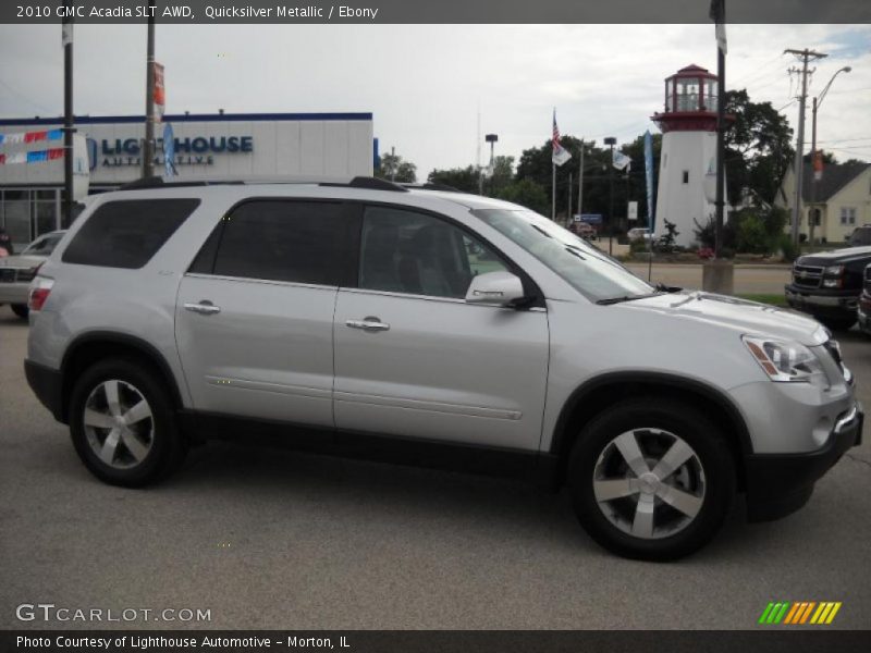 Quicksilver Metallic / Ebony 2010 GMC Acadia SLT AWD