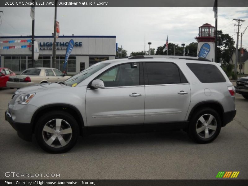 Quicksilver Metallic / Ebony 2010 GMC Acadia SLT AWD