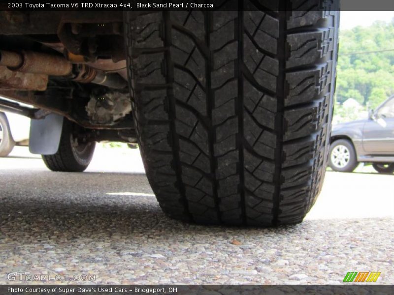 Black Sand Pearl / Charcoal 2003 Toyota Tacoma V6 TRD Xtracab 4x4