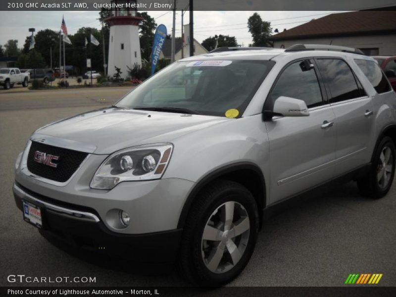 Quicksilver Metallic / Ebony 2010 GMC Acadia SLT AWD