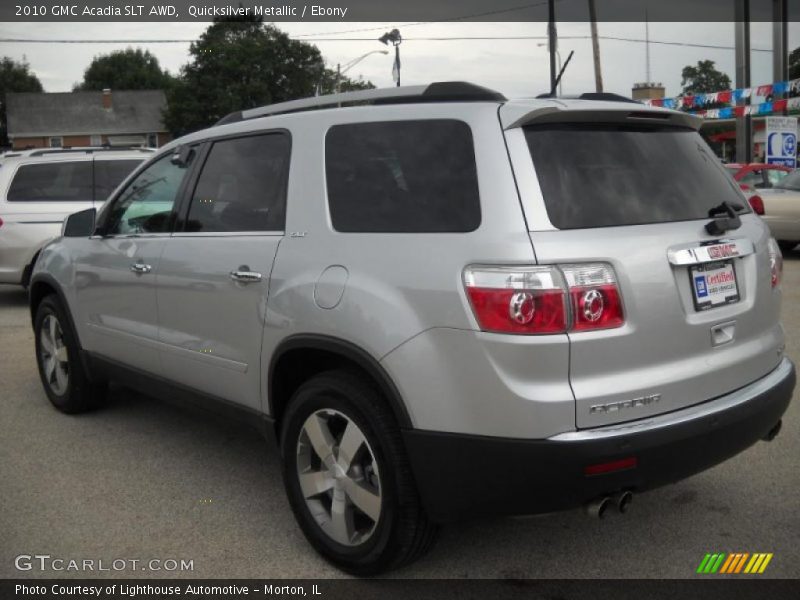 Quicksilver Metallic / Ebony 2010 GMC Acadia SLT AWD