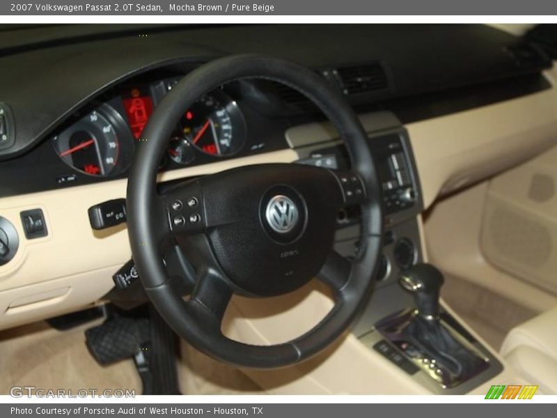 Mocha Brown / Pure Beige 2007 Volkswagen Passat 2.0T Sedan