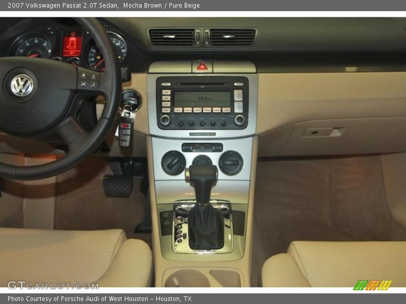 Mocha Brown / Pure Beige 2007 Volkswagen Passat 2.0T Sedan