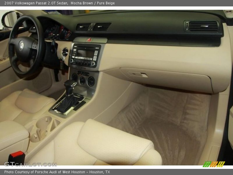 Mocha Brown / Pure Beige 2007 Volkswagen Passat 2.0T Sedan