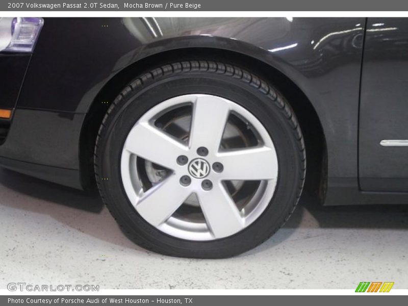 Mocha Brown / Pure Beige 2007 Volkswagen Passat 2.0T Sedan