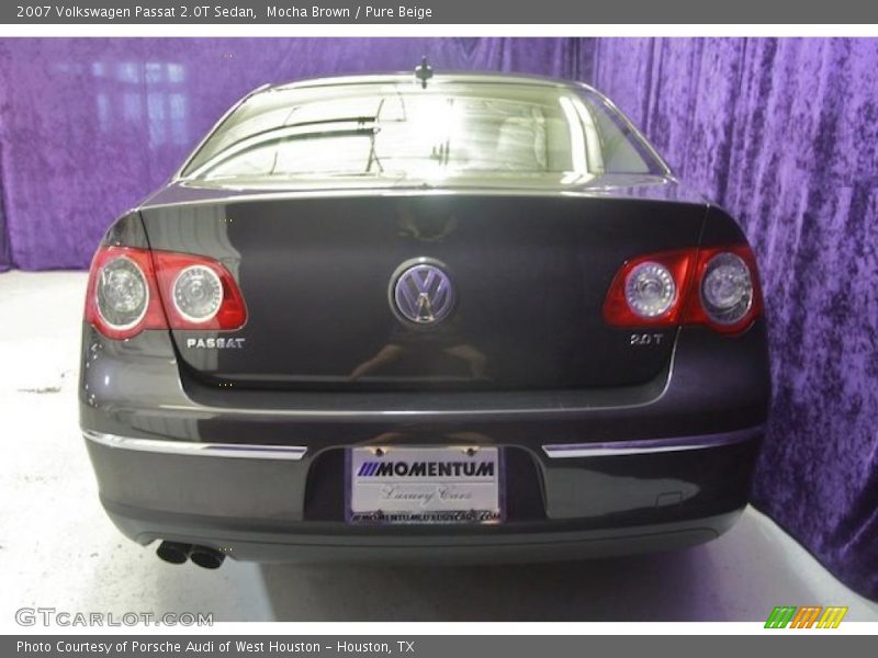 Mocha Brown / Pure Beige 2007 Volkswagen Passat 2.0T Sedan