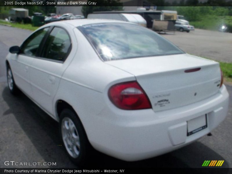 Stone White / Dark Slate Gray 2005 Dodge Neon SXT