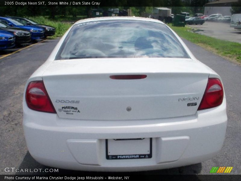 Stone White / Dark Slate Gray 2005 Dodge Neon SXT