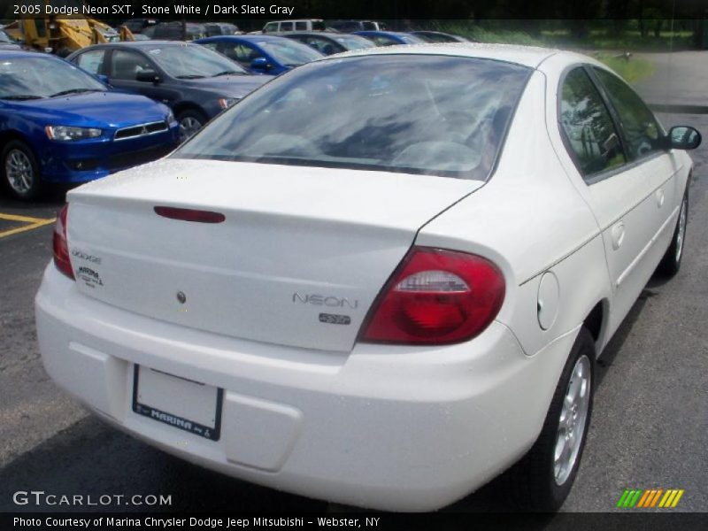 Stone White / Dark Slate Gray 2005 Dodge Neon SXT