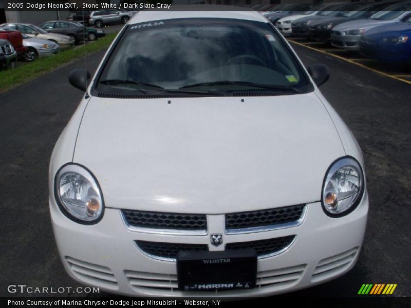Stone White / Dark Slate Gray 2005 Dodge Neon SXT
