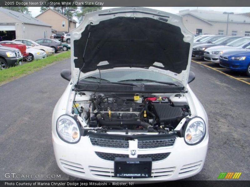 Stone White / Dark Slate Gray 2005 Dodge Neon SXT