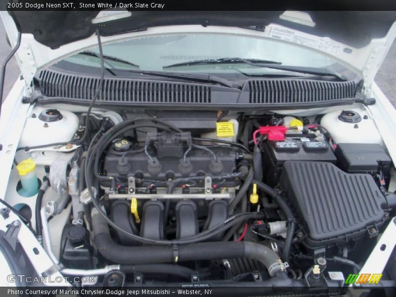 Stone White / Dark Slate Gray 2005 Dodge Neon SXT