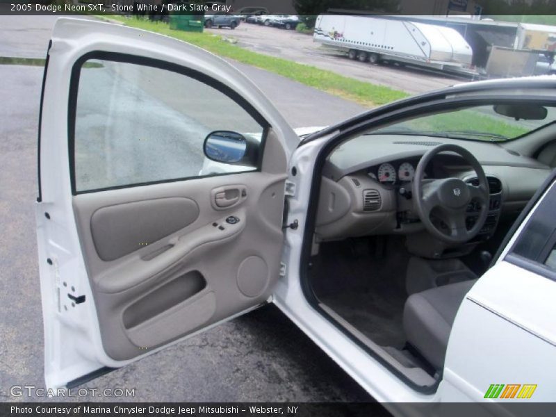 Stone White / Dark Slate Gray 2005 Dodge Neon SXT