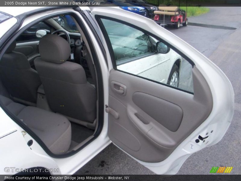 Stone White / Dark Slate Gray 2005 Dodge Neon SXT