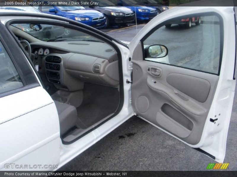 Stone White / Dark Slate Gray 2005 Dodge Neon SXT