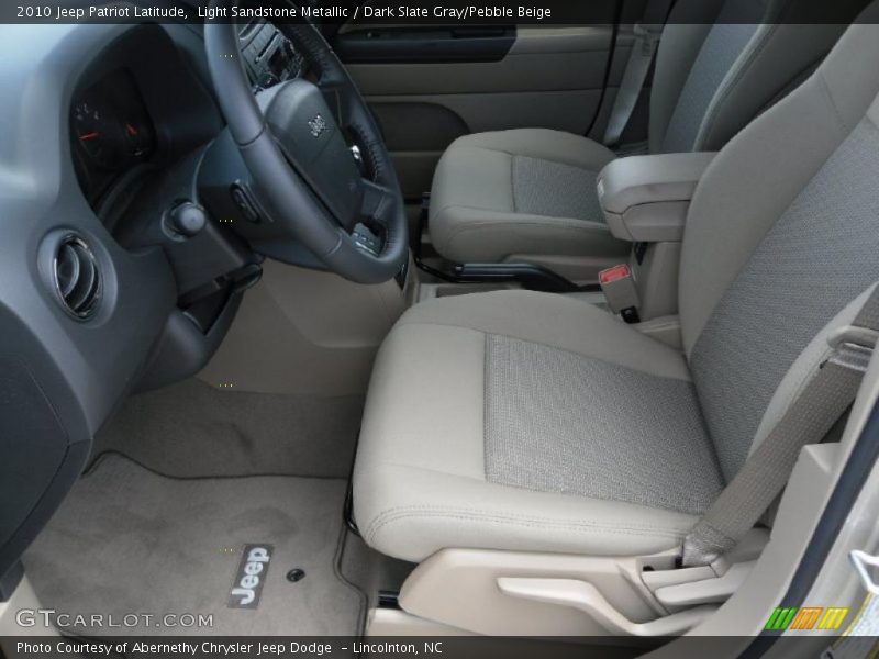 Light Sandstone Metallic / Dark Slate Gray/Pebble Beige 2010 Jeep Patriot Latitude