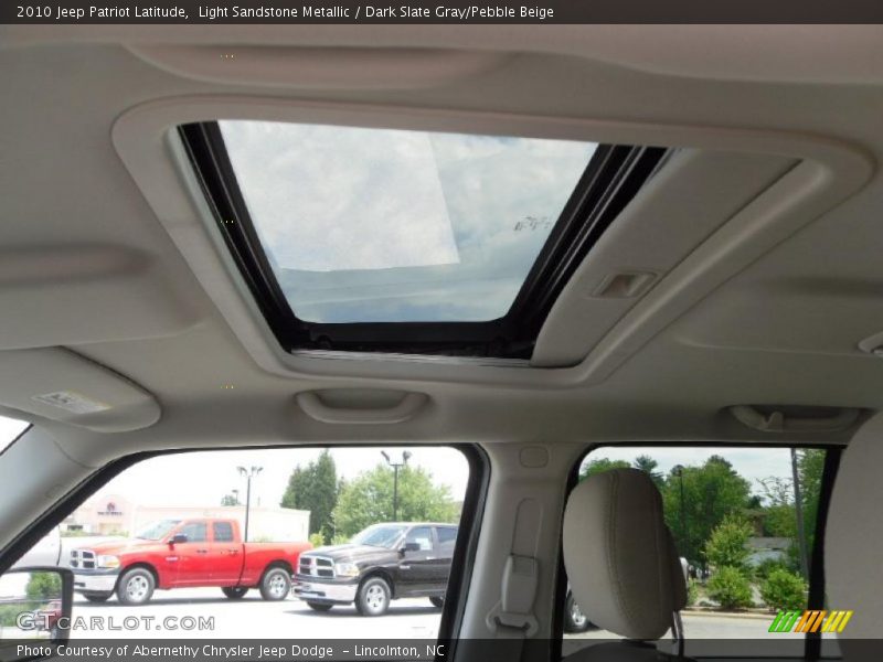 Light Sandstone Metallic / Dark Slate Gray/Pebble Beige 2010 Jeep Patriot Latitude