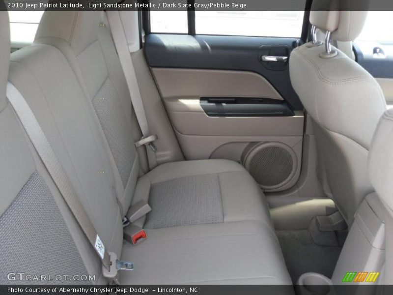 Light Sandstone Metallic / Dark Slate Gray/Pebble Beige 2010 Jeep Patriot Latitude