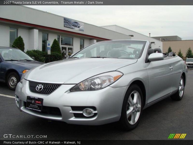 Titanium Metallic / Dark Stone 2007 Toyota Solara SLE V6 Convertible