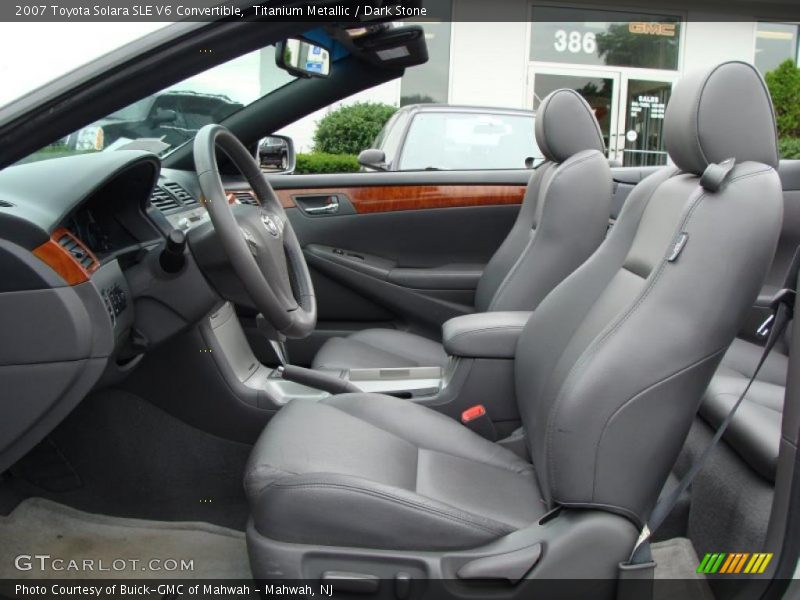 Titanium Metallic / Dark Stone 2007 Toyota Solara SLE V6 Convertible
