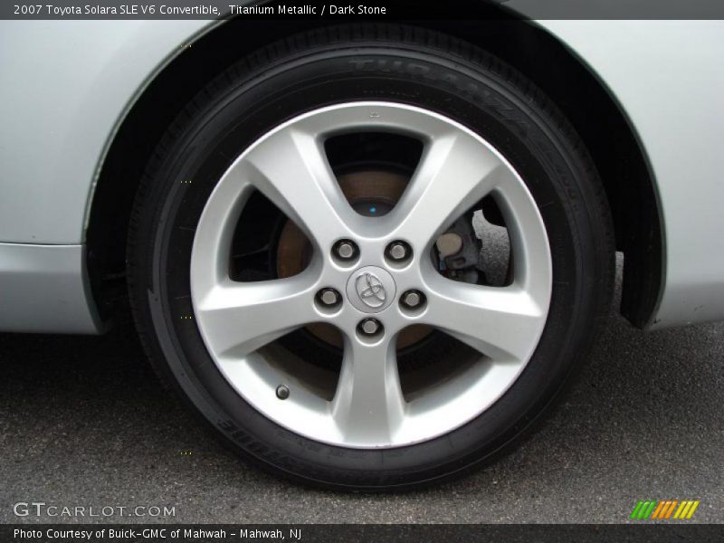 Titanium Metallic / Dark Stone 2007 Toyota Solara SLE V6 Convertible