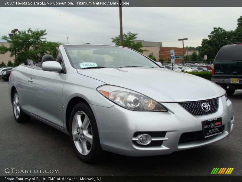 Titanium Metallic / Dark Stone 2007 Toyota Solara SLE V6 Convertible