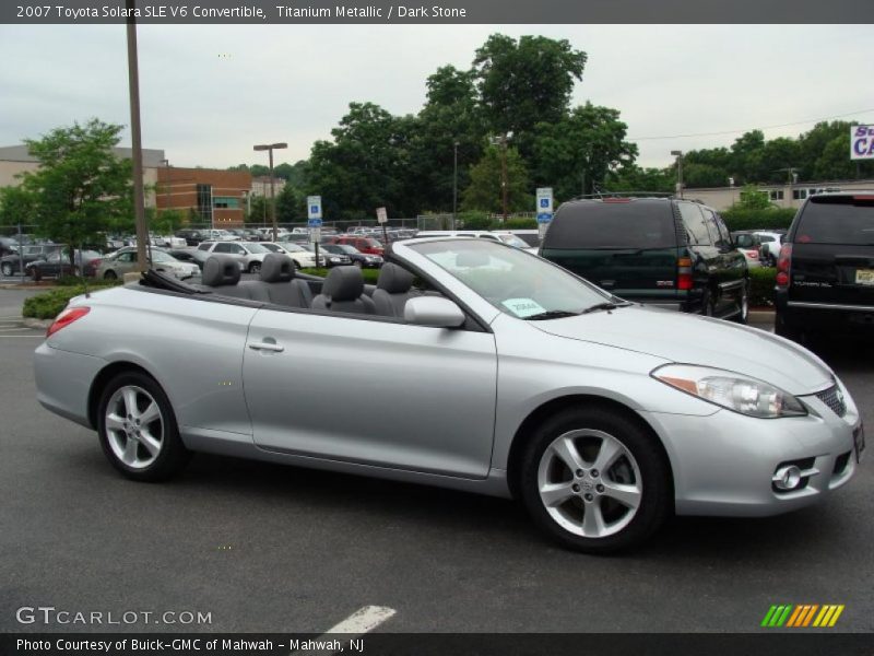 Titanium Metallic / Dark Stone 2007 Toyota Solara SLE V6 Convertible