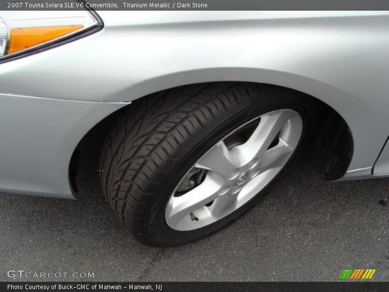 Titanium Metallic / Dark Stone 2007 Toyota Solara SLE V6 Convertible