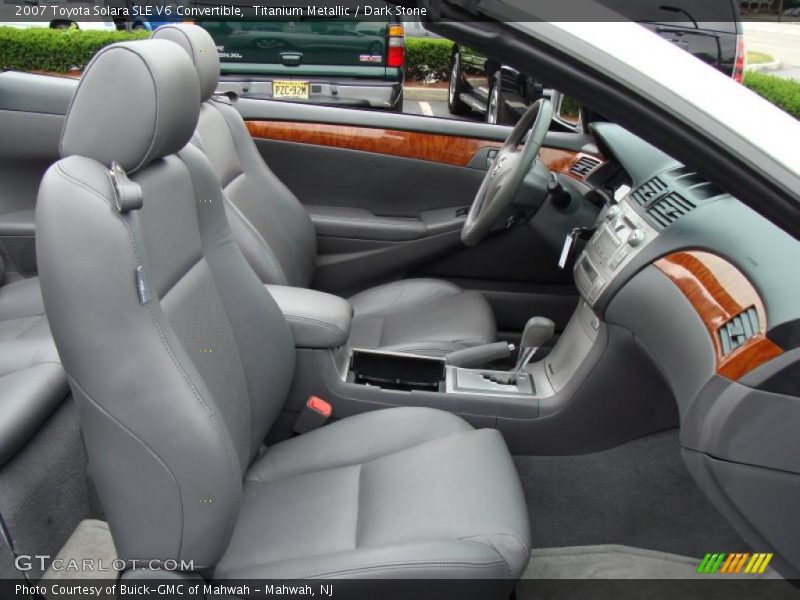 Titanium Metallic / Dark Stone 2007 Toyota Solara SLE V6 Convertible