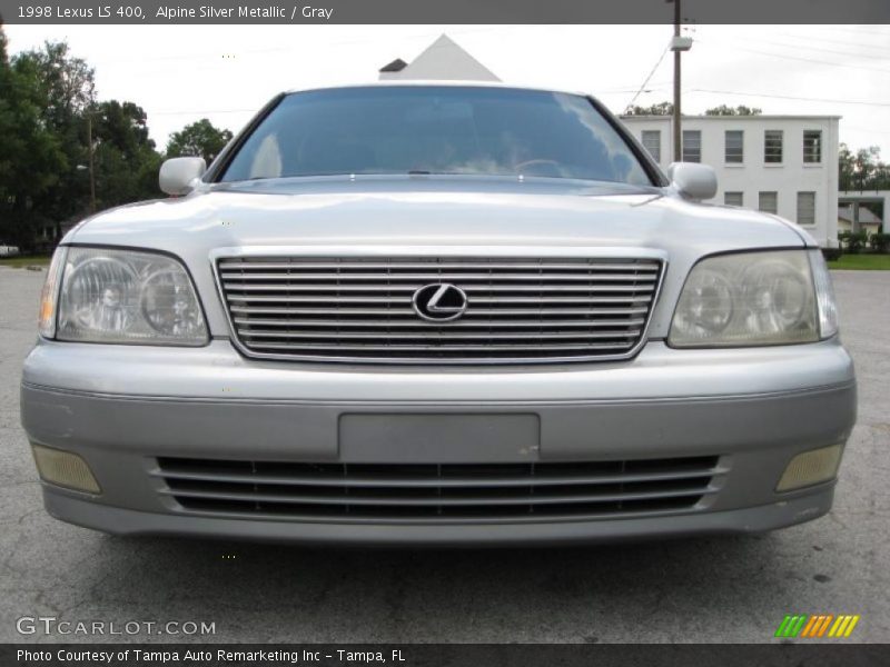 Alpine Silver Metallic / Gray 1998 Lexus LS 400