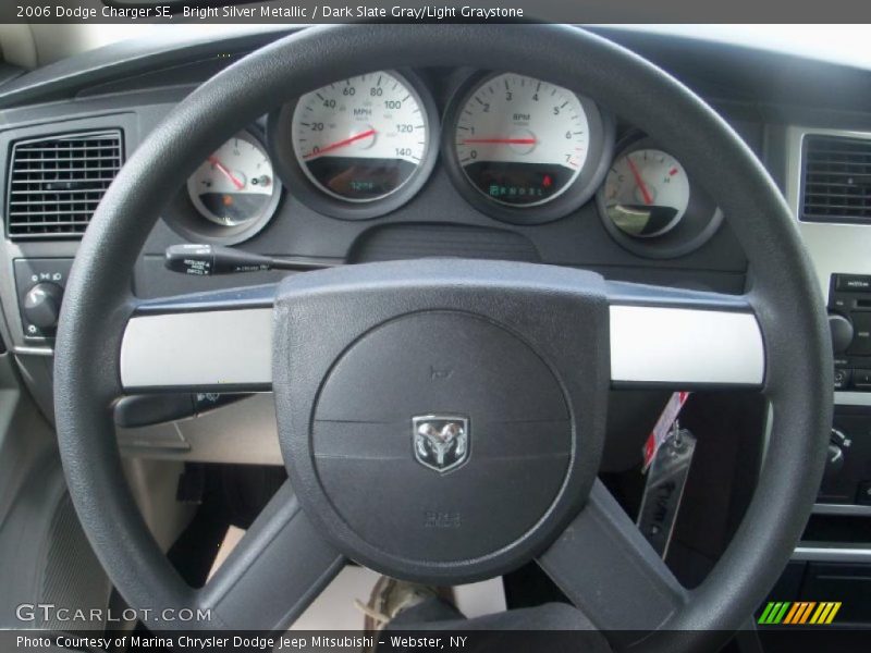 Bright Silver Metallic / Dark Slate Gray/Light Graystone 2006 Dodge Charger SE