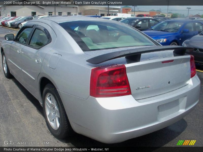 Bright Silver Metallic / Dark Slate Gray/Light Graystone 2006 Dodge Charger SE